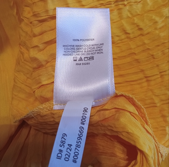 Express Satin V-Neck Flutter Sleeve Pleated Cutout Midi Dress Size S - Picture 9 of 13